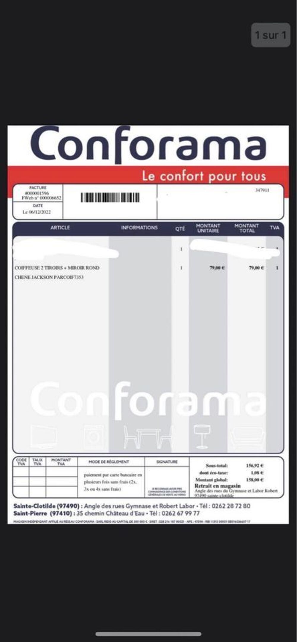 Coiffeuse grise Meubles