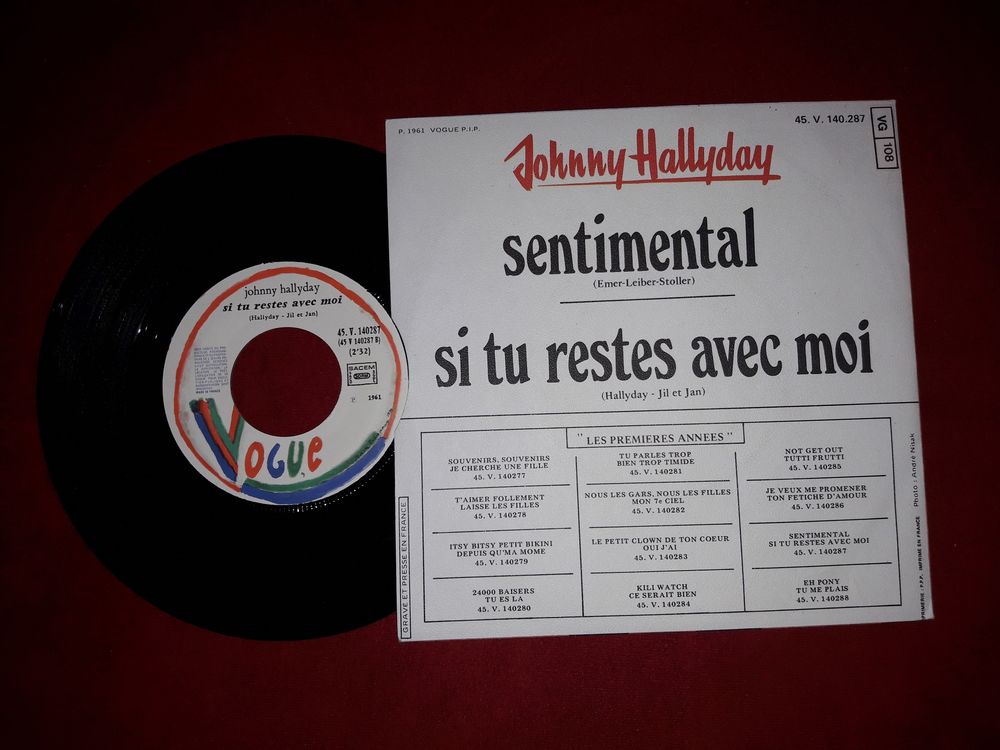 SENTIMENTAL J H Pochette papier Granuleux CD et vinyles