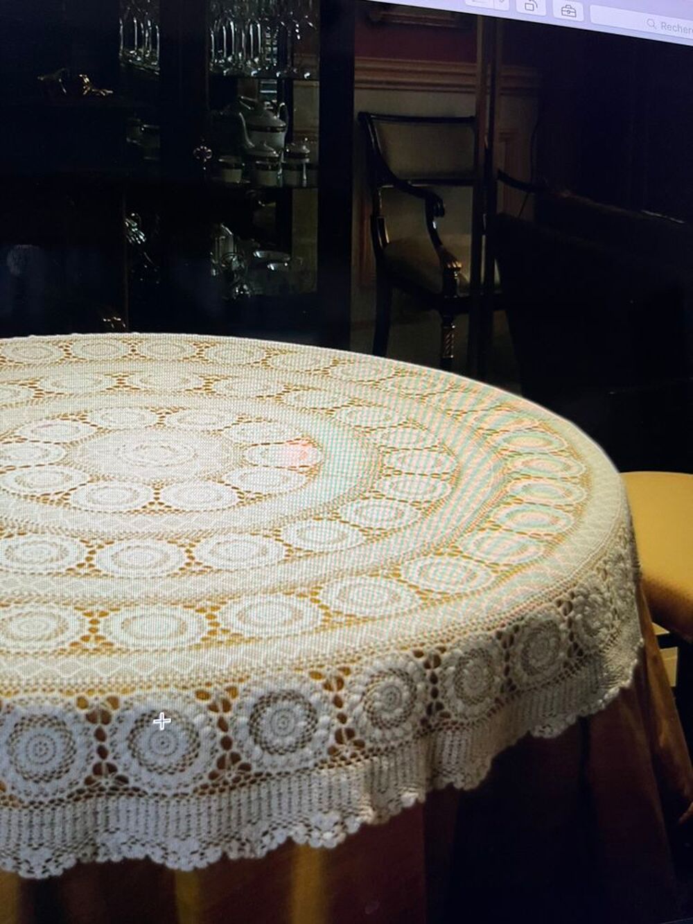 Nappe - Nappe ronde - Nappe crochet Décoration