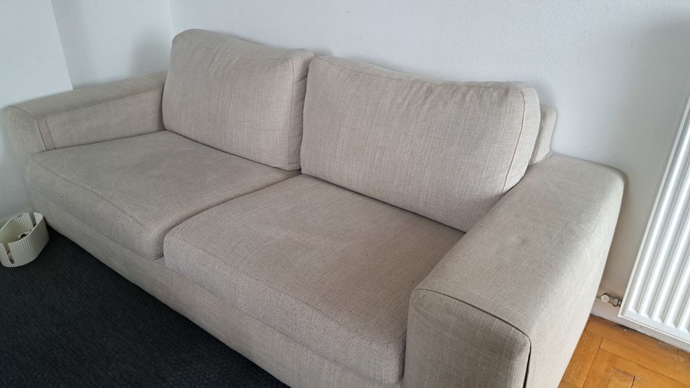 Canap&eacute; beige poltronesofa 2/3 places Meubles