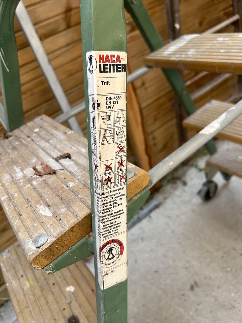 Escabeau a deux faces Bricolage