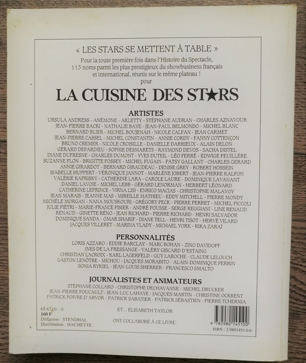 Magnifique livre / La Cuisine des stars Livres et BD