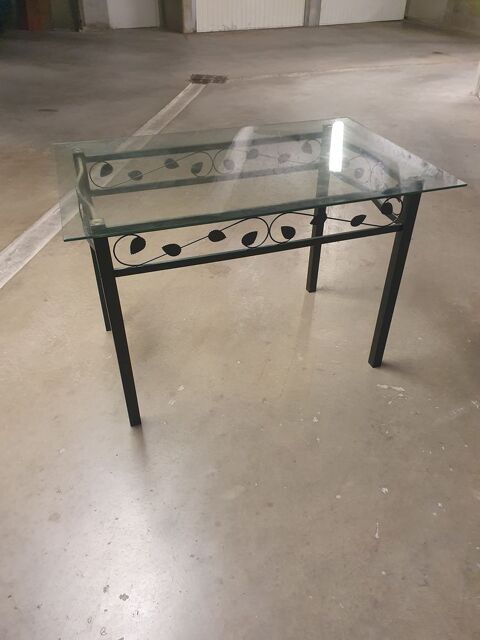 table fer forge+verre Mornant (69)