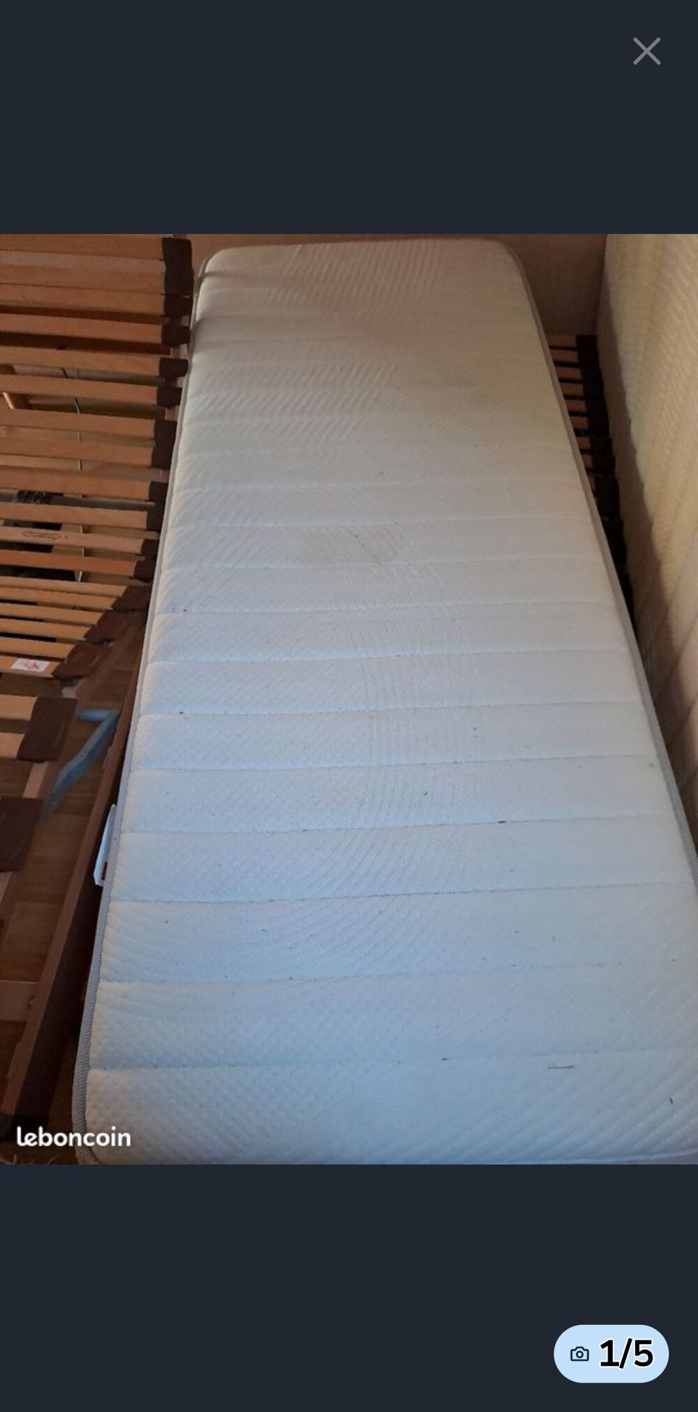 lit &eacute;lectrique 1 personne avec matelas Meubles