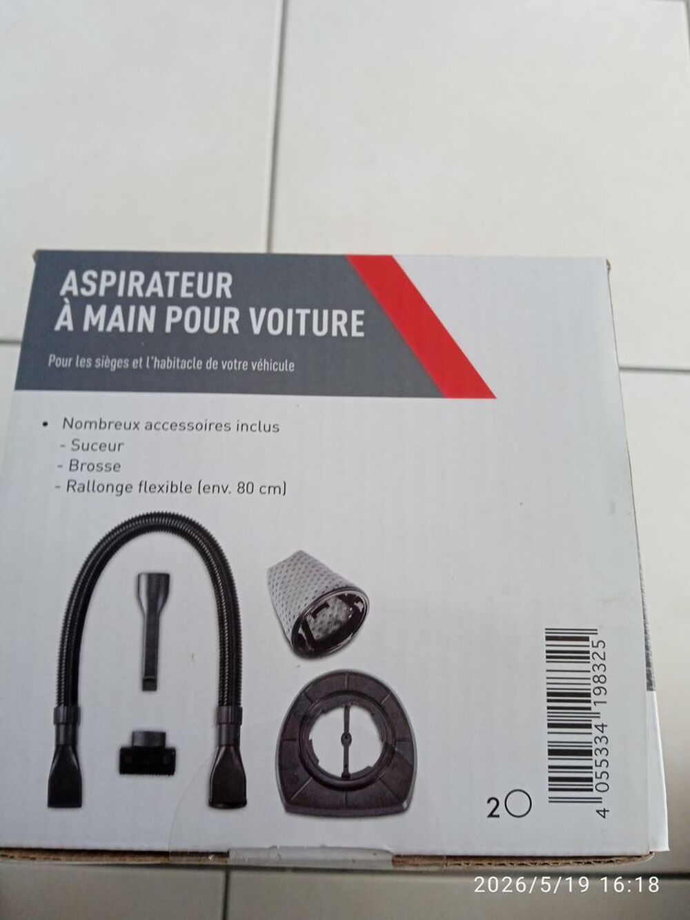 aspirateur voiture en 12 volts Bricolage
