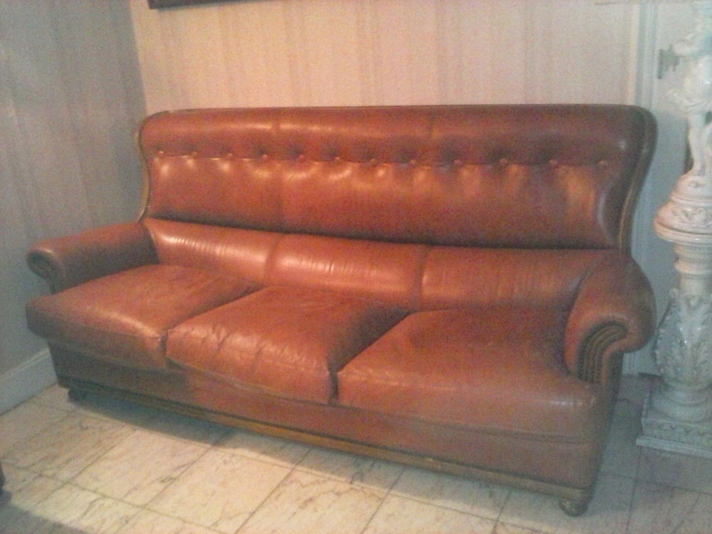 Salon 10% cuir. Meubles