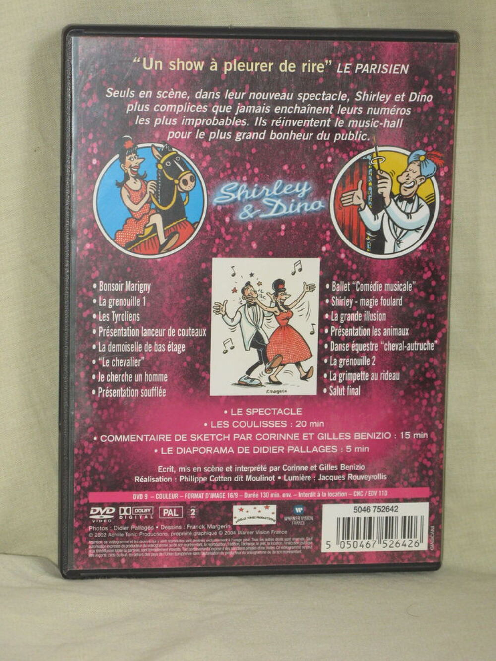 Shirley et Dino DVD et blu-ray