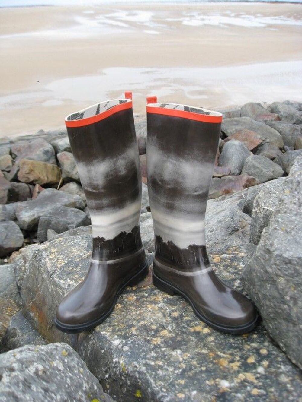 Superbe Bottes de pluie introuvable Chaussures