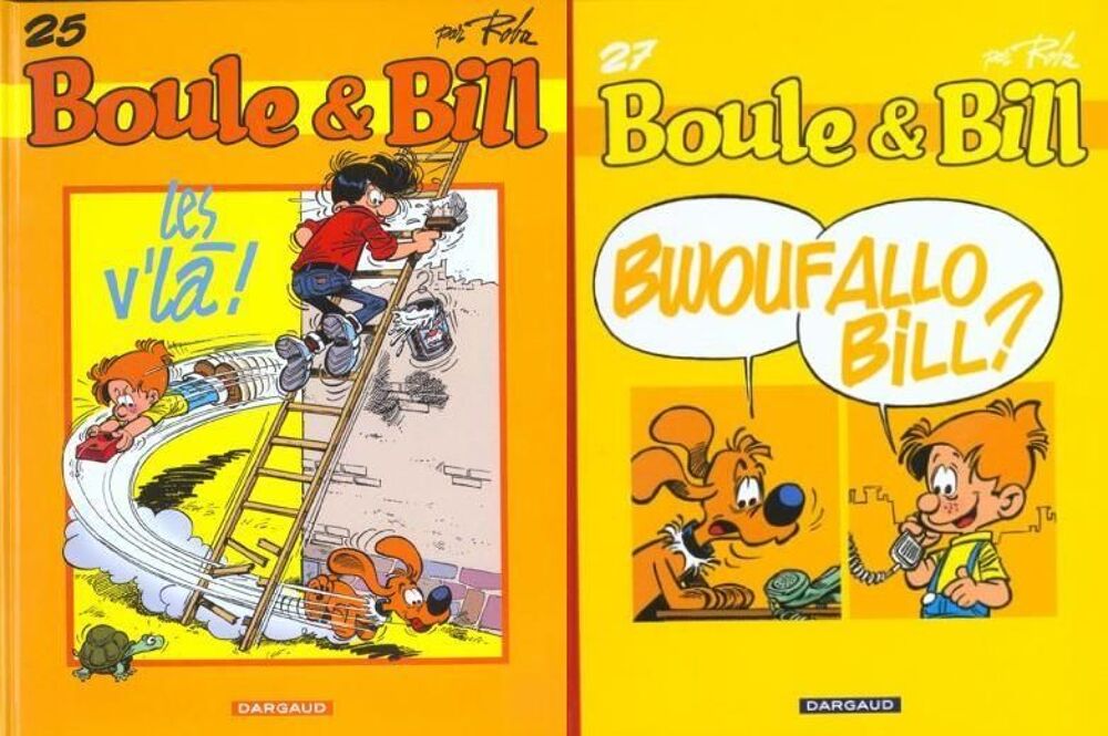 BD BOULE &amp; BILL Les v'l&agrave;, Bwouf Allo Bill ? Livres et BD