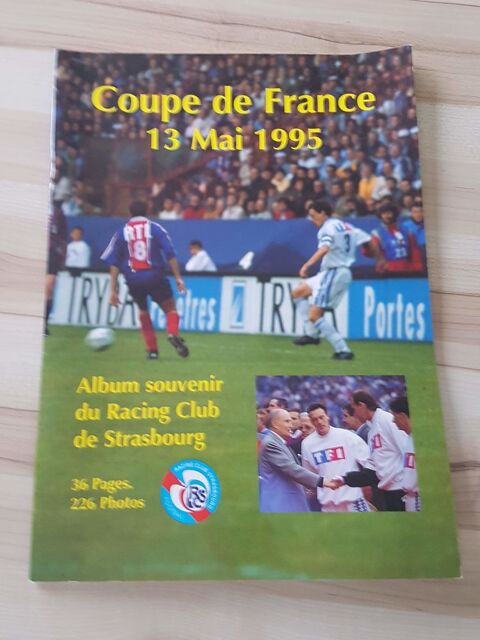 Collector album souvenir RCS : Coupe de France 20 Herrlisheim (67)