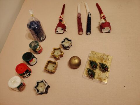 LOT DE BOUGIES POUR NO�L 15 Tourette-du-Ch�teau (06)