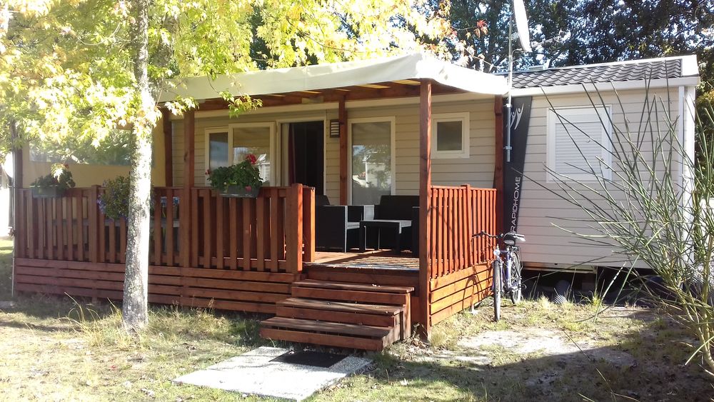   Mobil home 3 chambres sur lac de Bicarrosse/Parentis Aquitaine, Parentis-en-Born (40160)