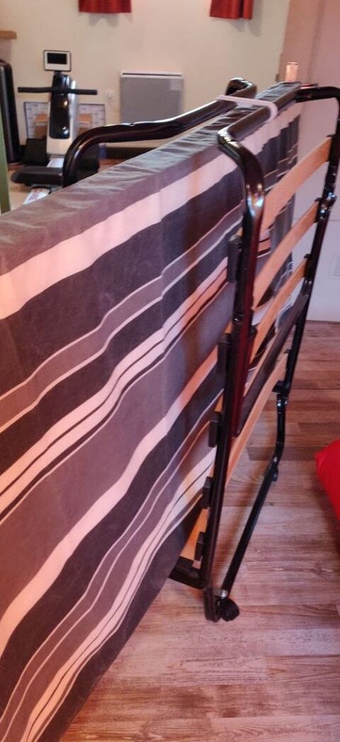 Lit pliant (sommier à lattes + matelas) pour enfant Briare (45)
