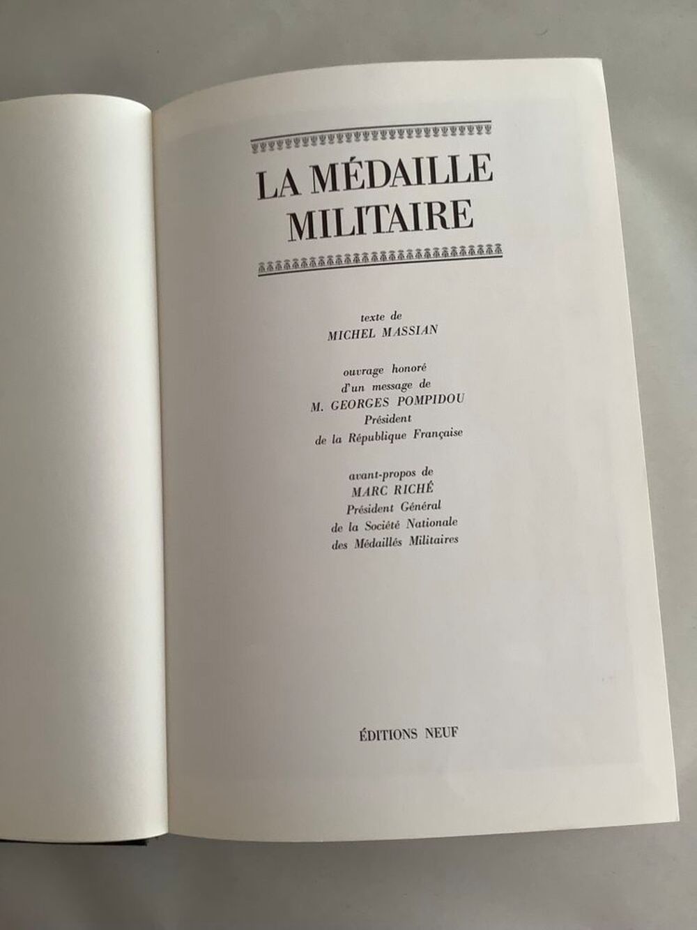 La M&eacute;daille Militaire 