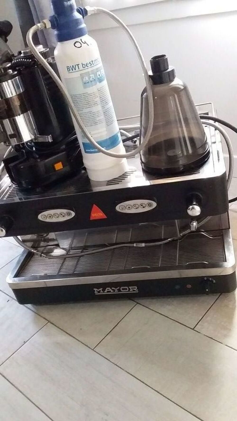 Machine &agrave; caf&eacute; professionnel avec doseur caf&eacute; et gaz 1500e Electroménager