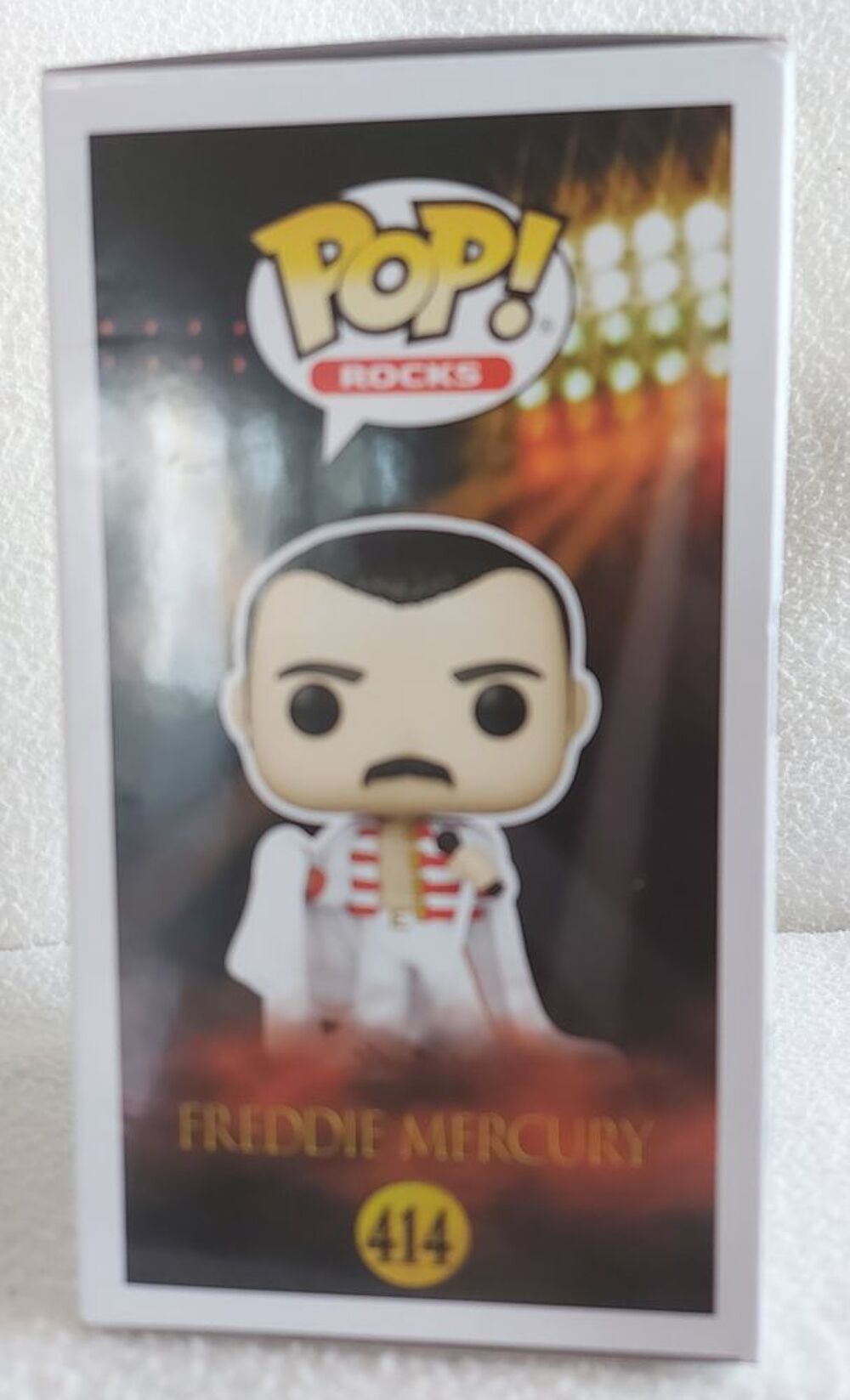 Freddie Mercury Pop 414 Boite D' Origine 2024 Hauteur 9,5 cm 