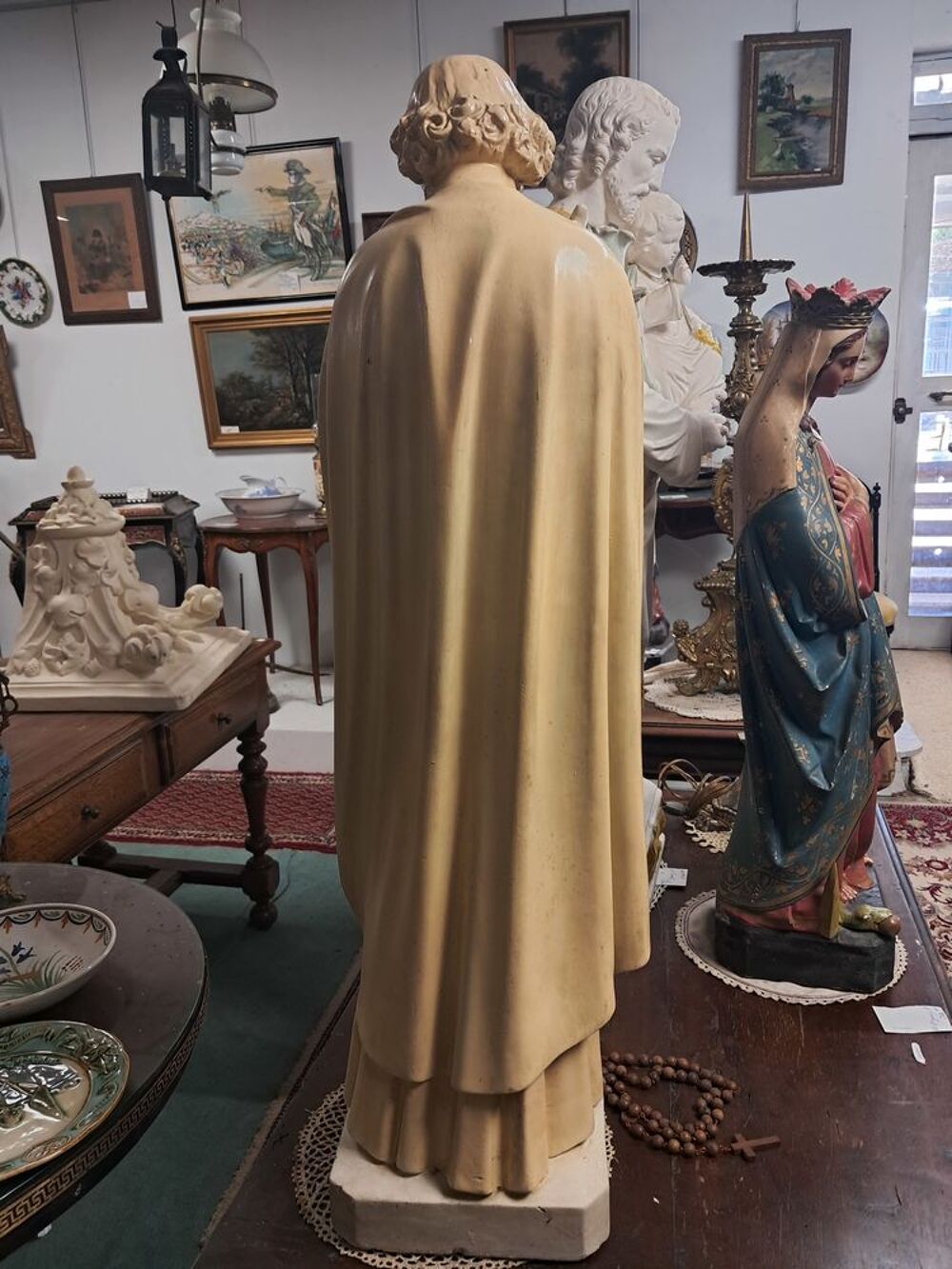 Statue St Joseph ancienne, fin XIX&egrave;me Décoration