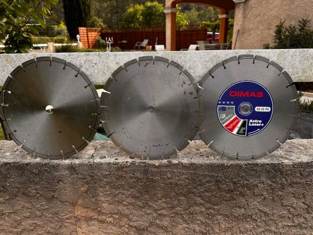 10 disques diamant 300 mm pour b&eacute;ton. &eacute;tat neuf Bricolage