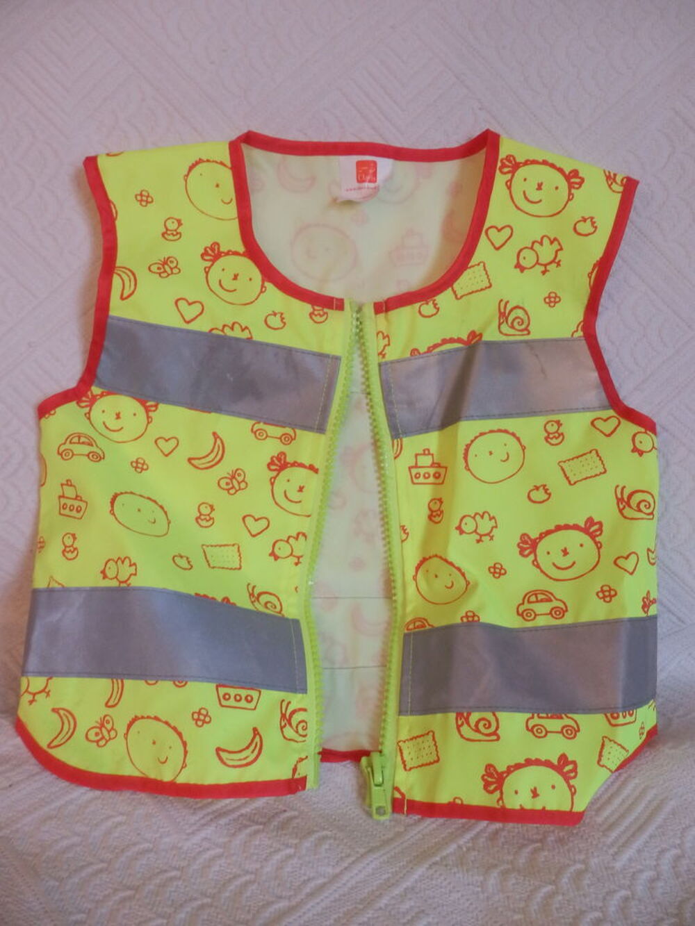 Gilet jaune de s&eacute;curit&eacute; pour enfant Vêtements enfants