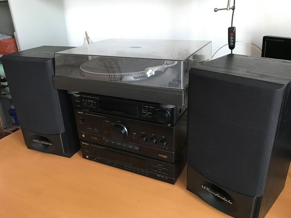 cha&icirc;ne hi-fi Technics +platine Sanyo Audio et hifi