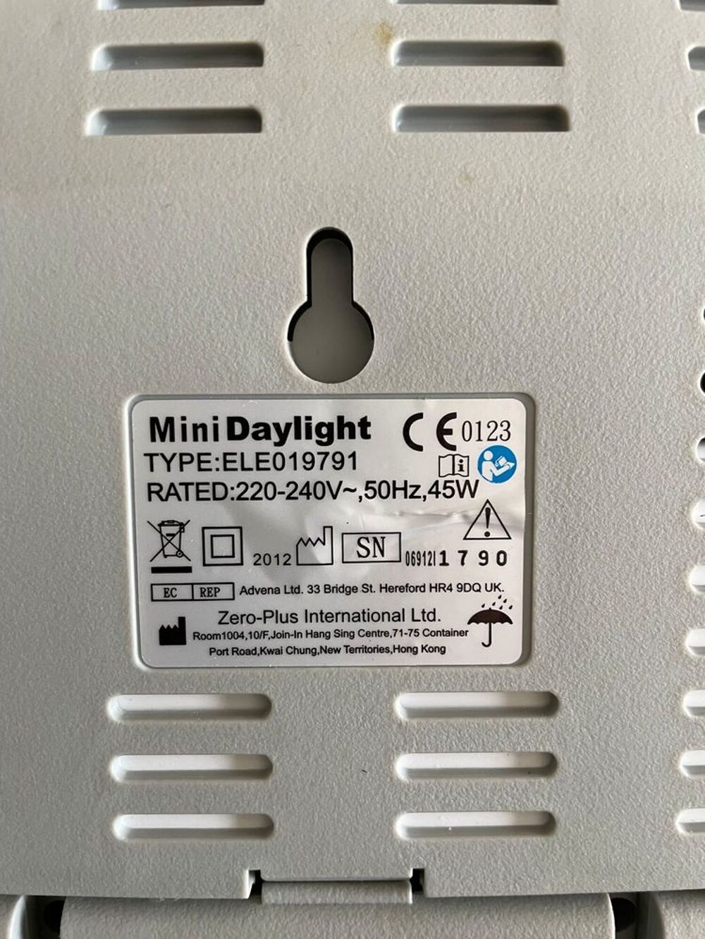 Lampe de luminoth&eacute;rapie Electroménager