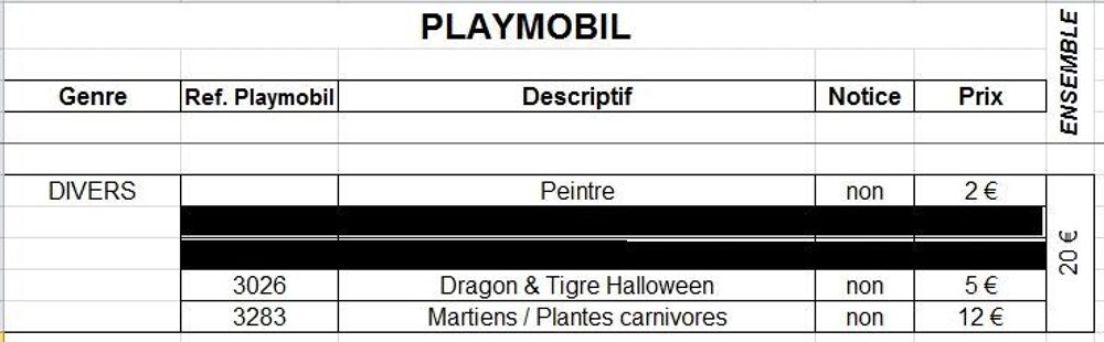 Playmobil Peintre Jeux / jouets