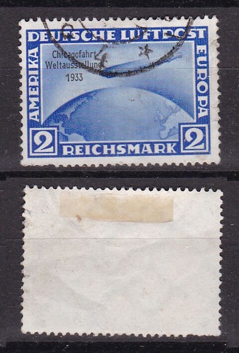 Timbres EUROPE-ALLEMAGNE-DR-1934 YT PA 42B 30 Lyon 5 (69)