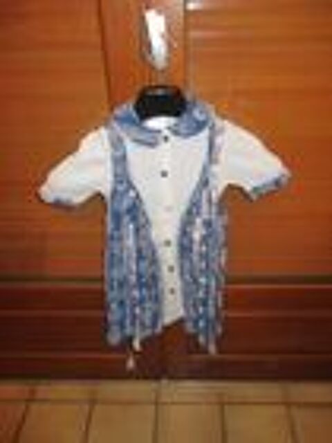 Robe bleue et blanc fleurie tr�s belle 0 M�rignies (59)