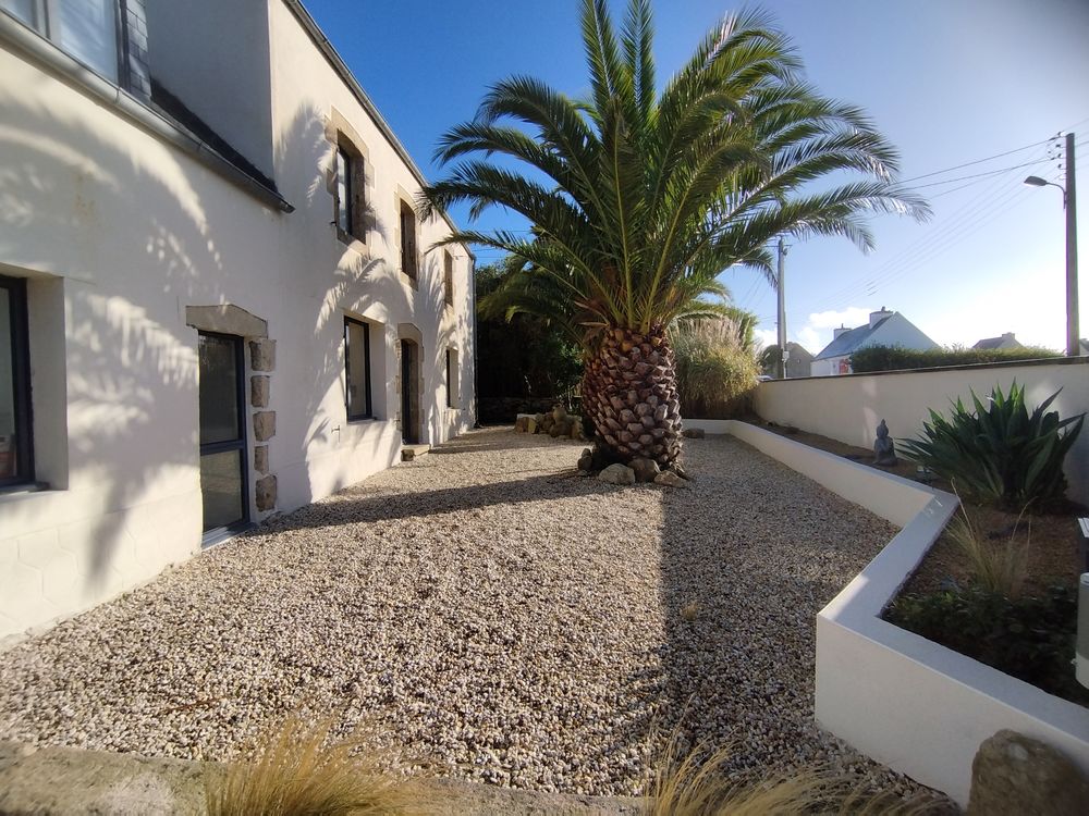 Vente Maison Longère rénovée de 150m² 4 chambres vue mer Plouhinec