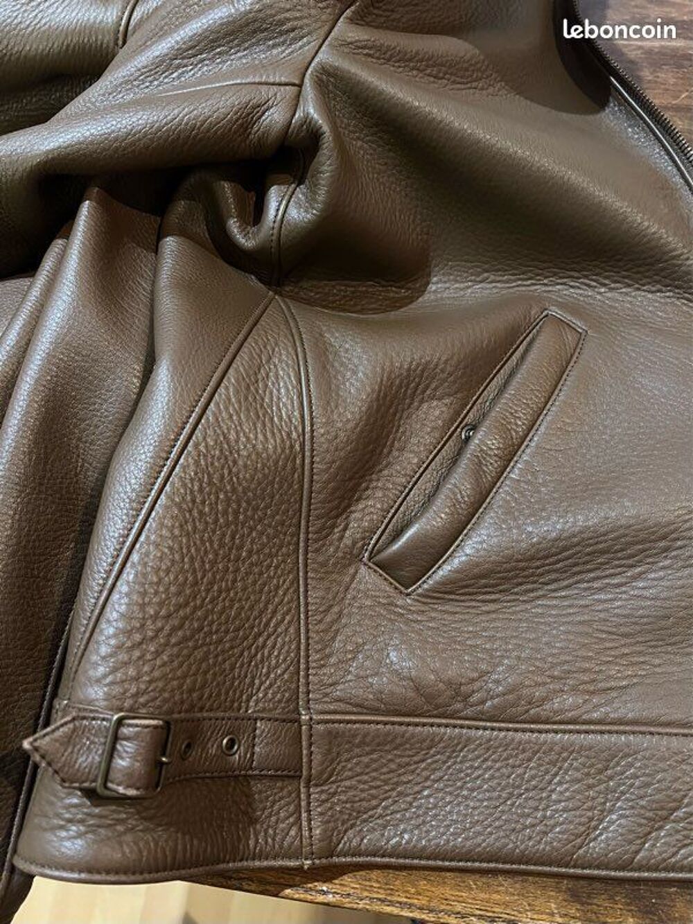 Blouson Cuir de Cerf Bonne Gueule Vêtements