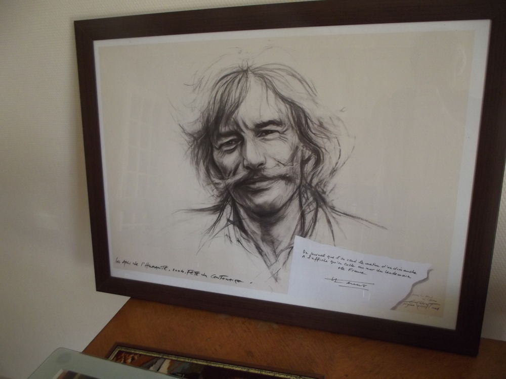 Cadre photo Jean Ferrat Décoration