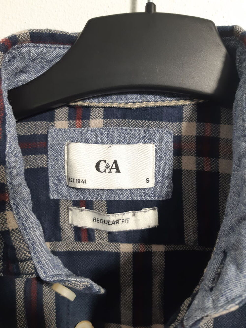 Chemise manches longues Homme Bleu - C&amp;A Vêtements