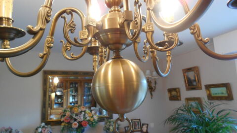  Lustre  5 branches style hollandais 170 Maresquel-Ecquemicourt (62)