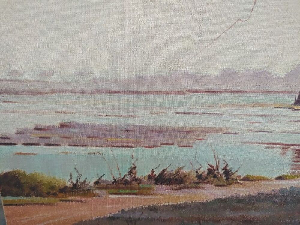 Tableau Tours La Loire Andr&eacute; Jacquet Peintre Tourangeau Décoration