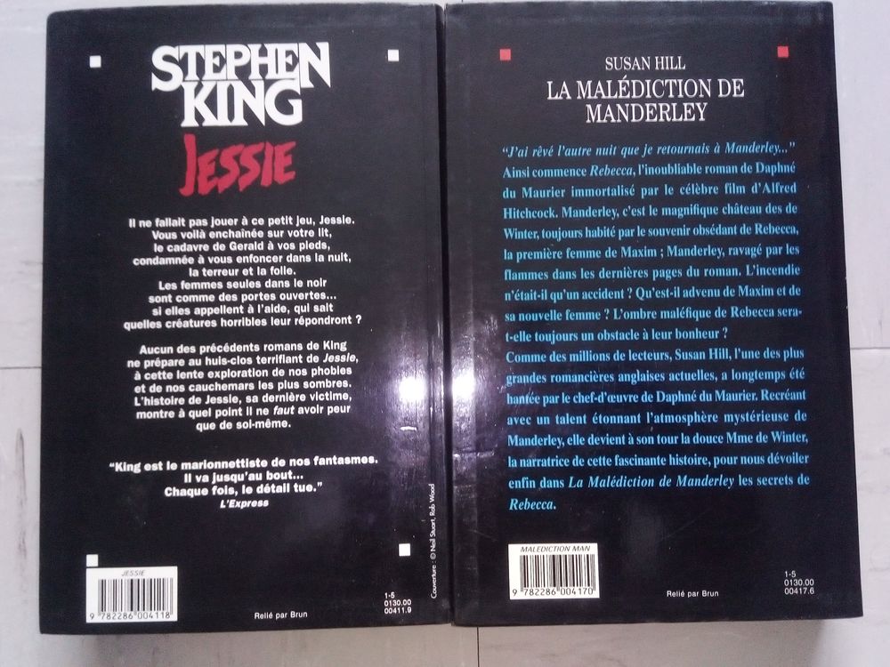 Livres romans stephen king - byrnes - paolini - hil Livres et BD
