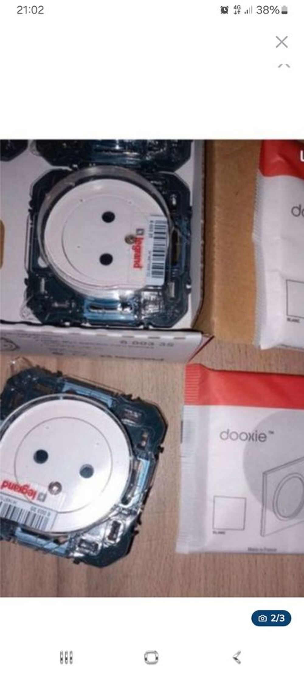20 prises Legrand dooxie avec plaques de finition Bricolage