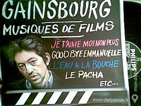 Serge GAINSBOURG:  musiques de films  0 Genay (69)