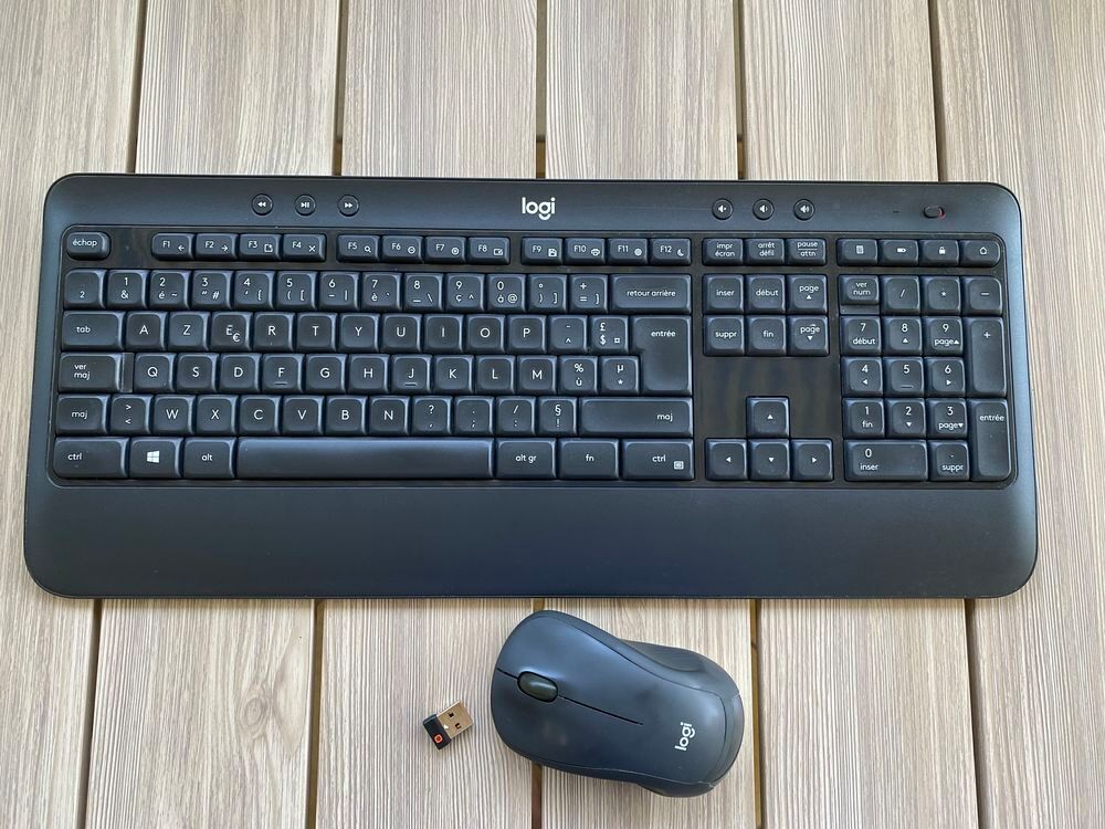 Clavier + Souris sans Fil Logitech Matériel informatique