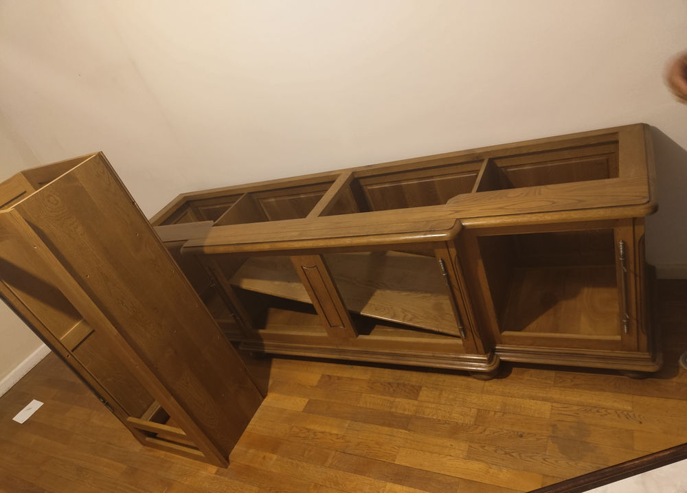 Grand vaisselier Armoire de salon en ch&ecirc;ne Meubles
