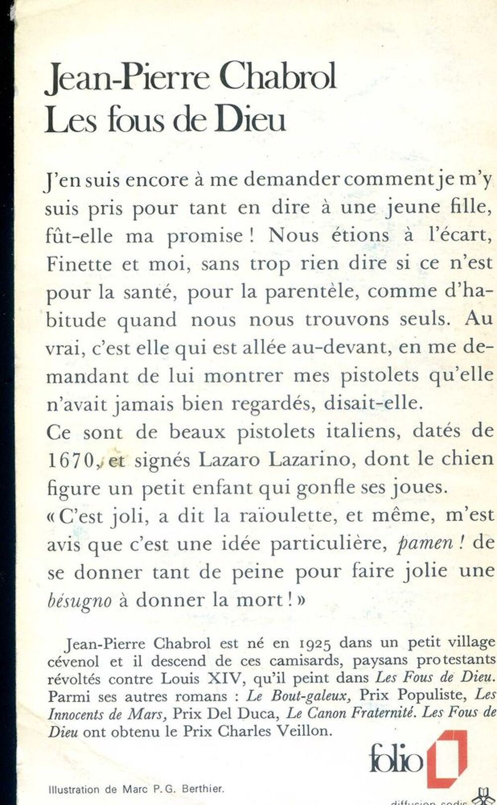 LES FOUS DE DIEU - Jean-Pierre Chabrol, Livres et BD