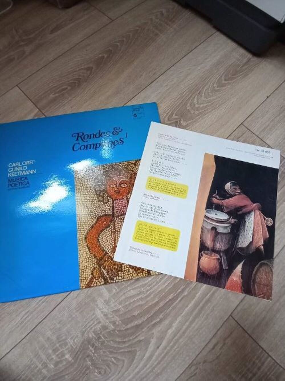 Rondes et comptines n&deg; 1 vinyle 33 tours CD et vinyles
