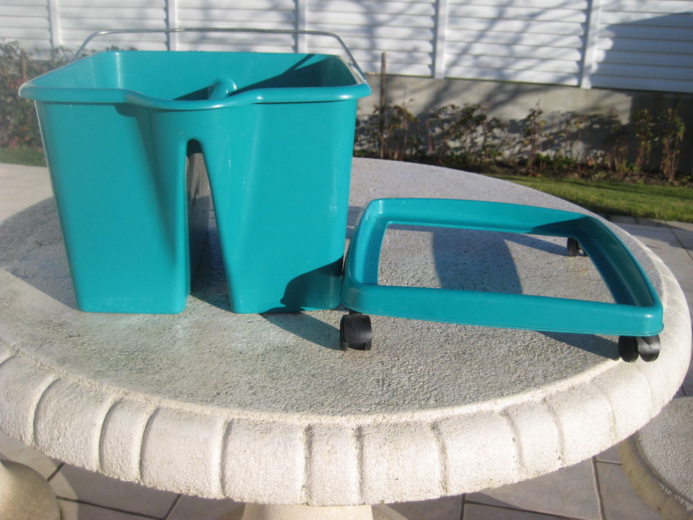 Sceau+Chariot,Nettoyage double bac Marque Genial Bricolage