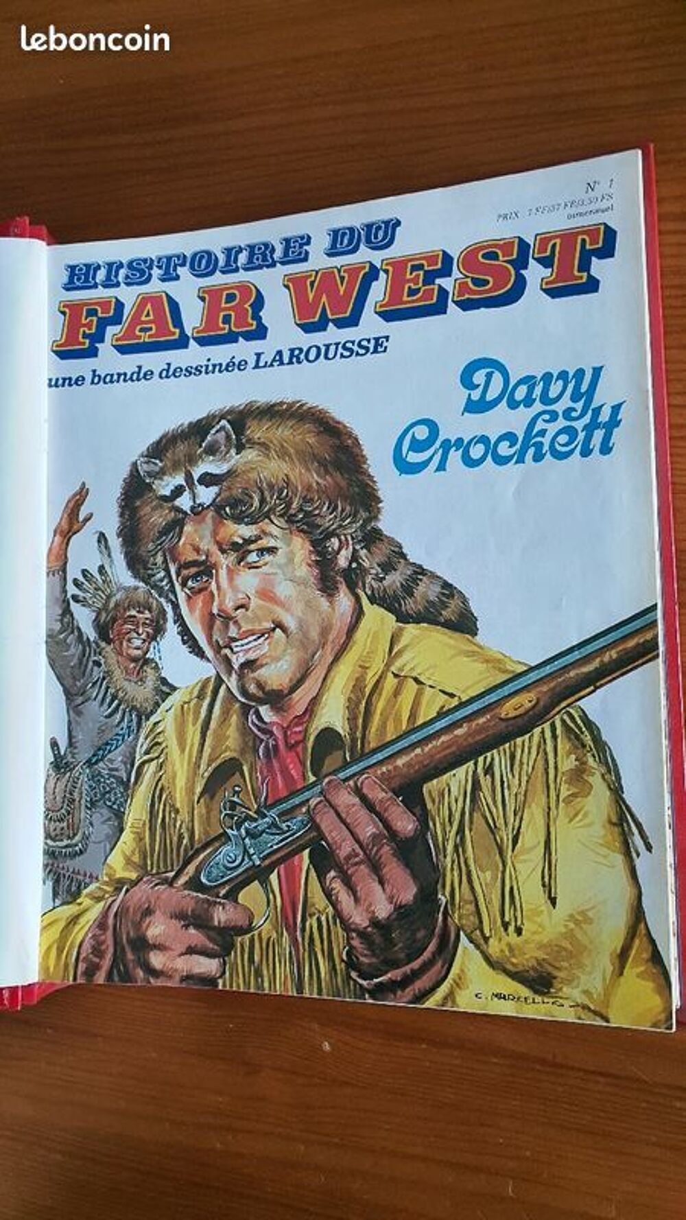 Histoire du far-west en bandes dessin&eacute;es - reliure Livres et BD