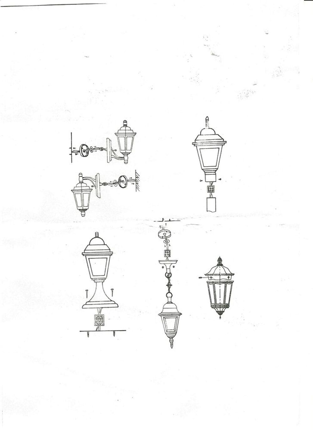 d&eacute;coration d01 luminaire ext&eacute;rieur neuf, jamais mont&eacute;, Décoration