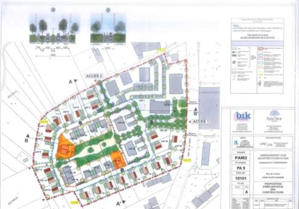 Vente Terrain SOUFFLENHEIM LOTISSEMENT le Riederberg lot 43
369m2   79000e Soufflenheim