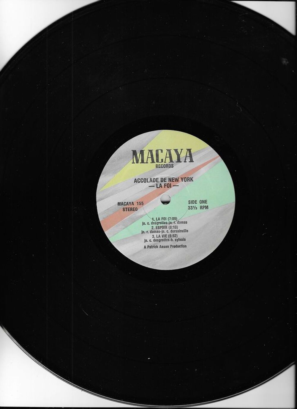 Vinyle 33 T , Accolade De New York ?? La Foi CD et vinyles