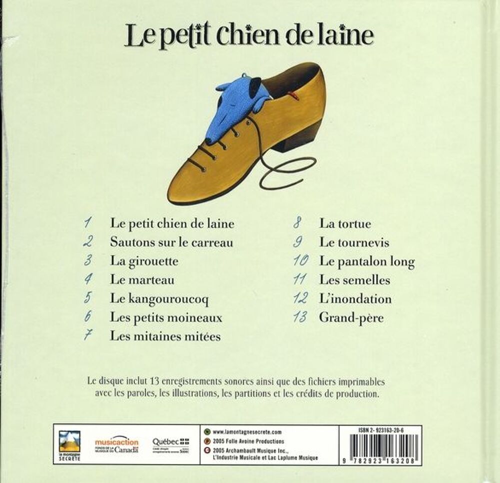 Le petit chien de laine Livres et BD