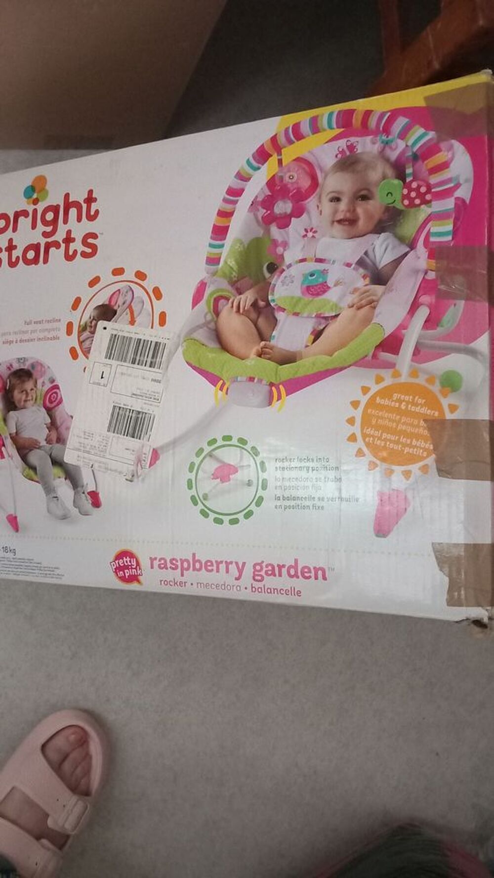 Transat b&eacute;b&eacute; fille Pu�riculture