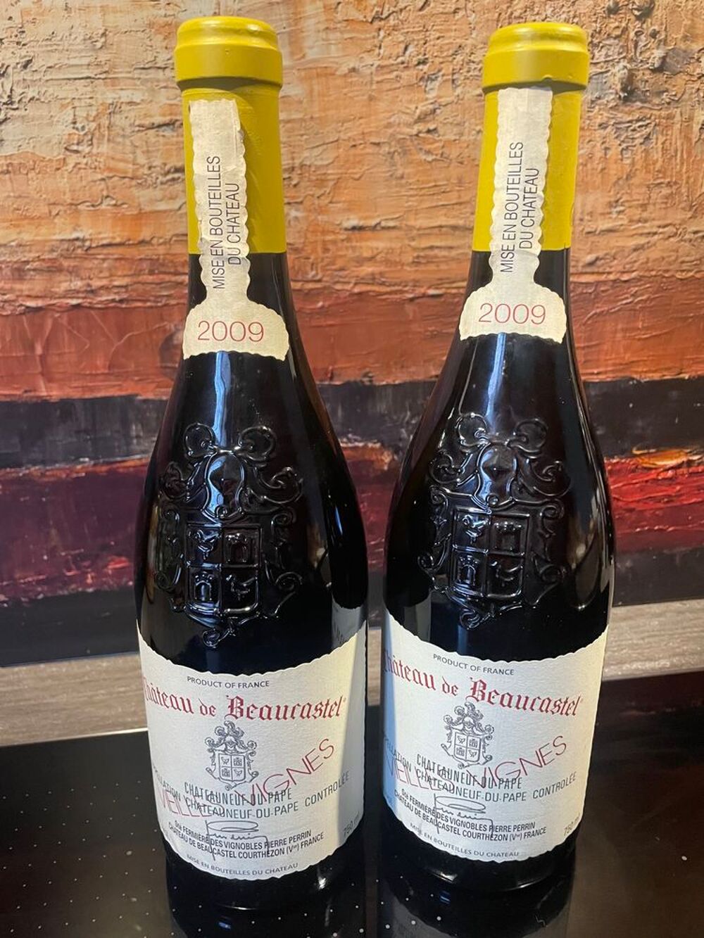 1 Bt CH&Acirc;TEAUNEUF-DU-PAPE, Blanc 2009, Vieilles Vignes. 99pk, Cuisine