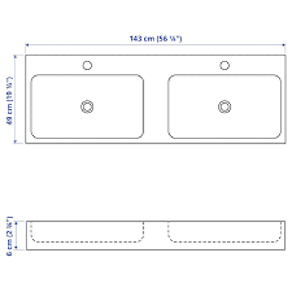 Double lavabo Ikea neuf 129€ Bricolage